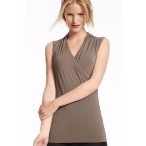CAbi Knit Wrap Top